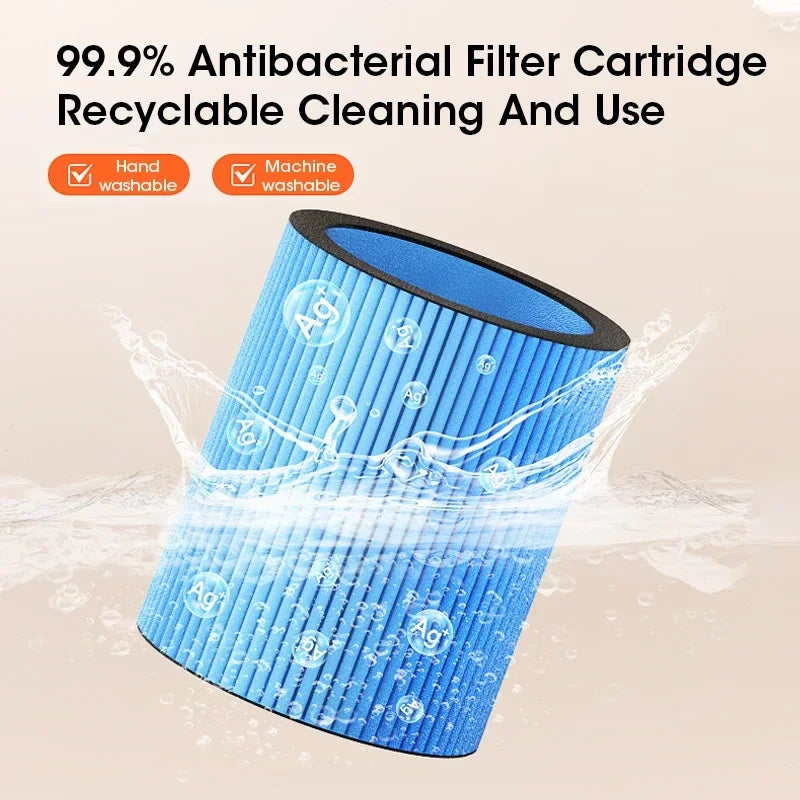 4L Rechargeable Filtered Air Humidifier Fog-Free Humidification with Auto Shut-Off for Home Use