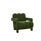 Modern Velvet Leisure Chair Comfortable Single Sofa for Living Room or Balcony