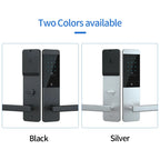 Electronic Keyless Door Lock with App, Code, Card & Mechanical Key Override