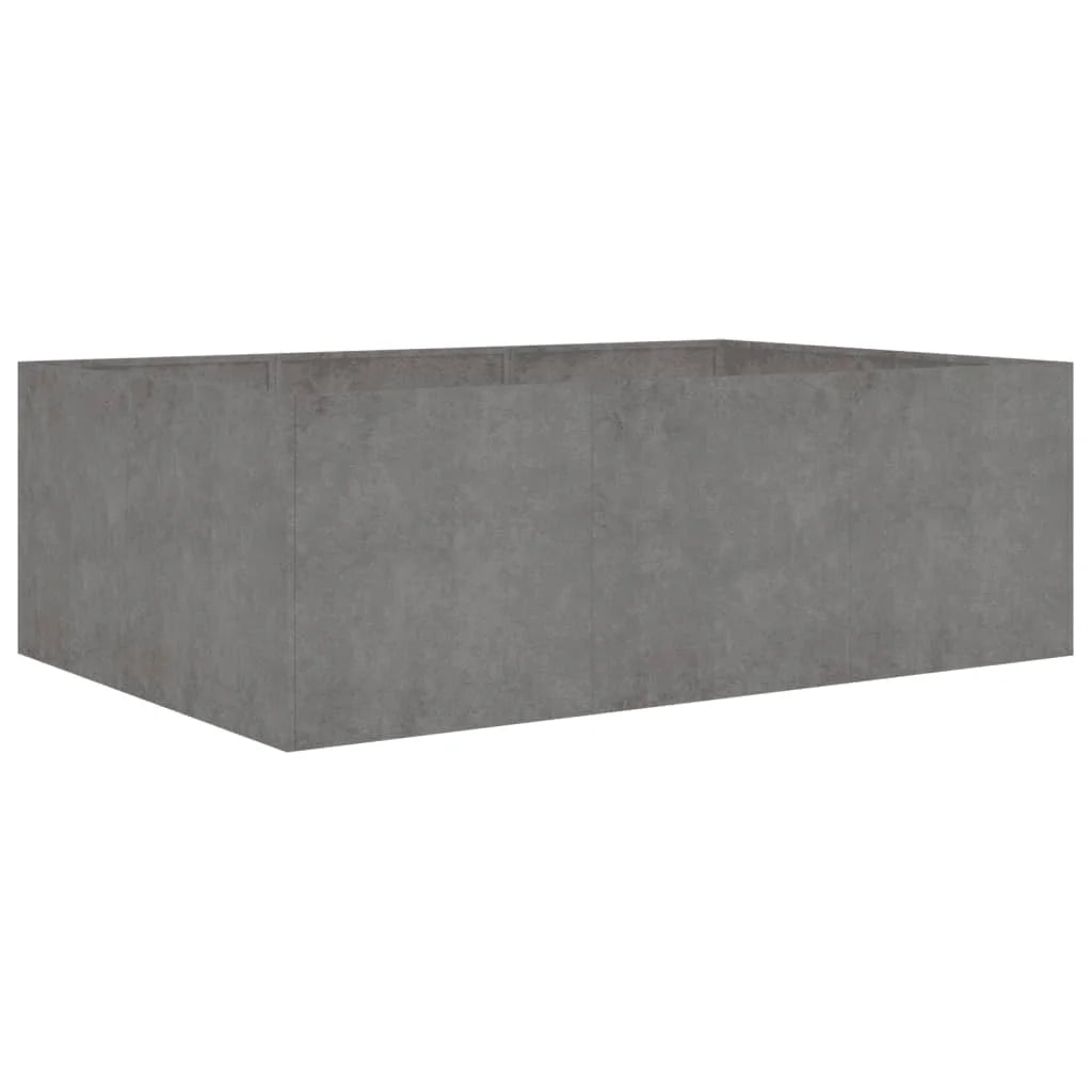Corten Steel Outdoor Raised Garden Bed 120x80x40cm – Heavy Duty, Rust Look