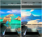 Portable 4K Home Cinema Projector Auto Focus WiFi
