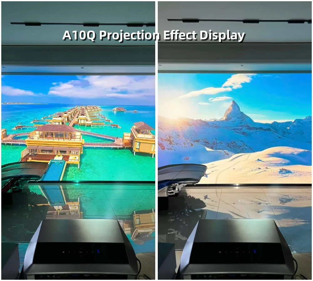 Portable 4K Home Cinema Projector Auto Focus WiFi
