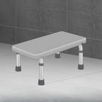 Adjustable Non-Slip Bathroom Chair Sturdy Aluminum Stool for Toilet & Daily Support