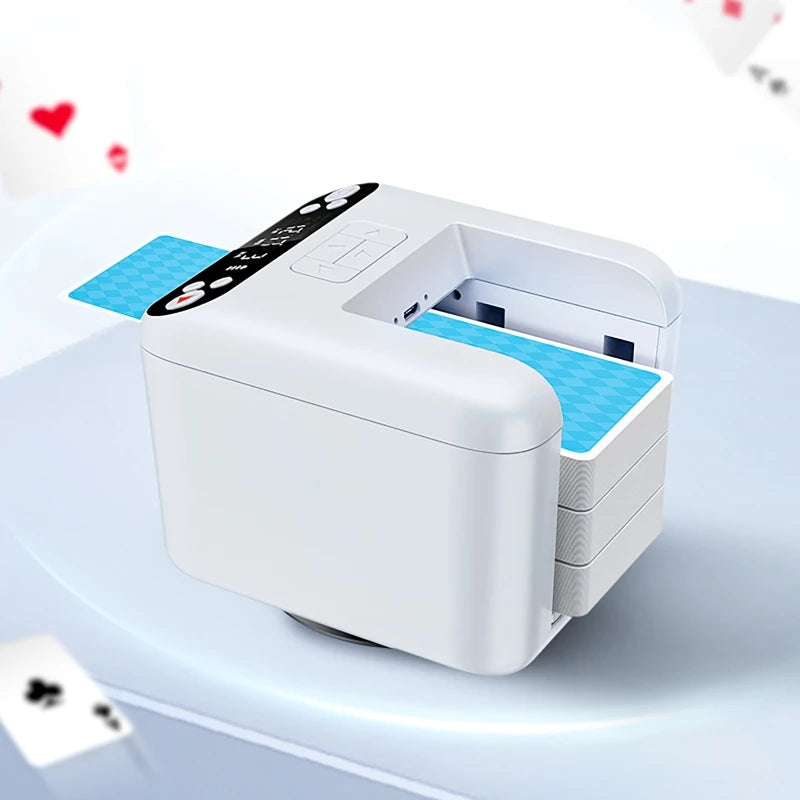 Automatic Card Dealer with OLED Display & AI Shuffle – Supports 2–12 Players
