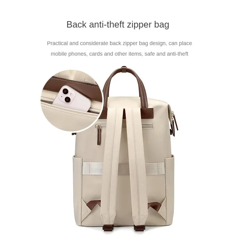 15.6" Travel Laptop Backpack Waterproof, Anti-Theft, Lightweight for Women