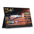 1080p Portable 15.6" IPS Display with USB-C & HDMI Slim, Lightweight Screen for Laptop & Console