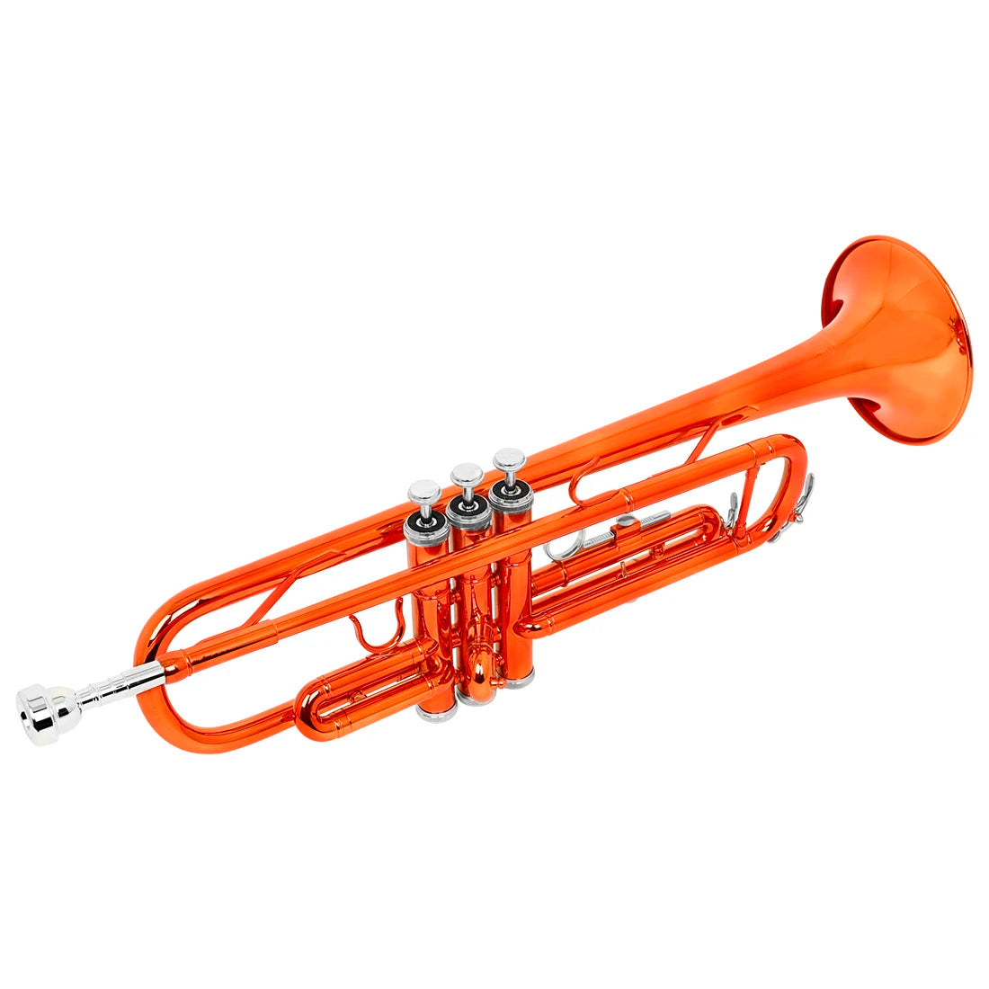 Brass Bb Trumpet for Beginners with Smooth Valve and Accessories