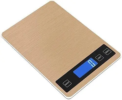 Slim Digital Kitchen Scale with Waterproof Surface & 15kg Capacity