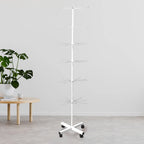 Metal Retail Display Rack, Spinning 6-Layer Stand for Accessories