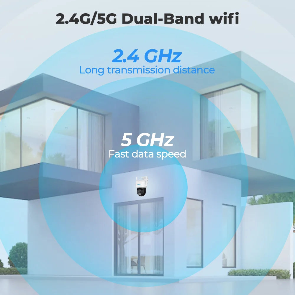 4K Outdoor Security Camera with 256GB Storage & AI Tracking