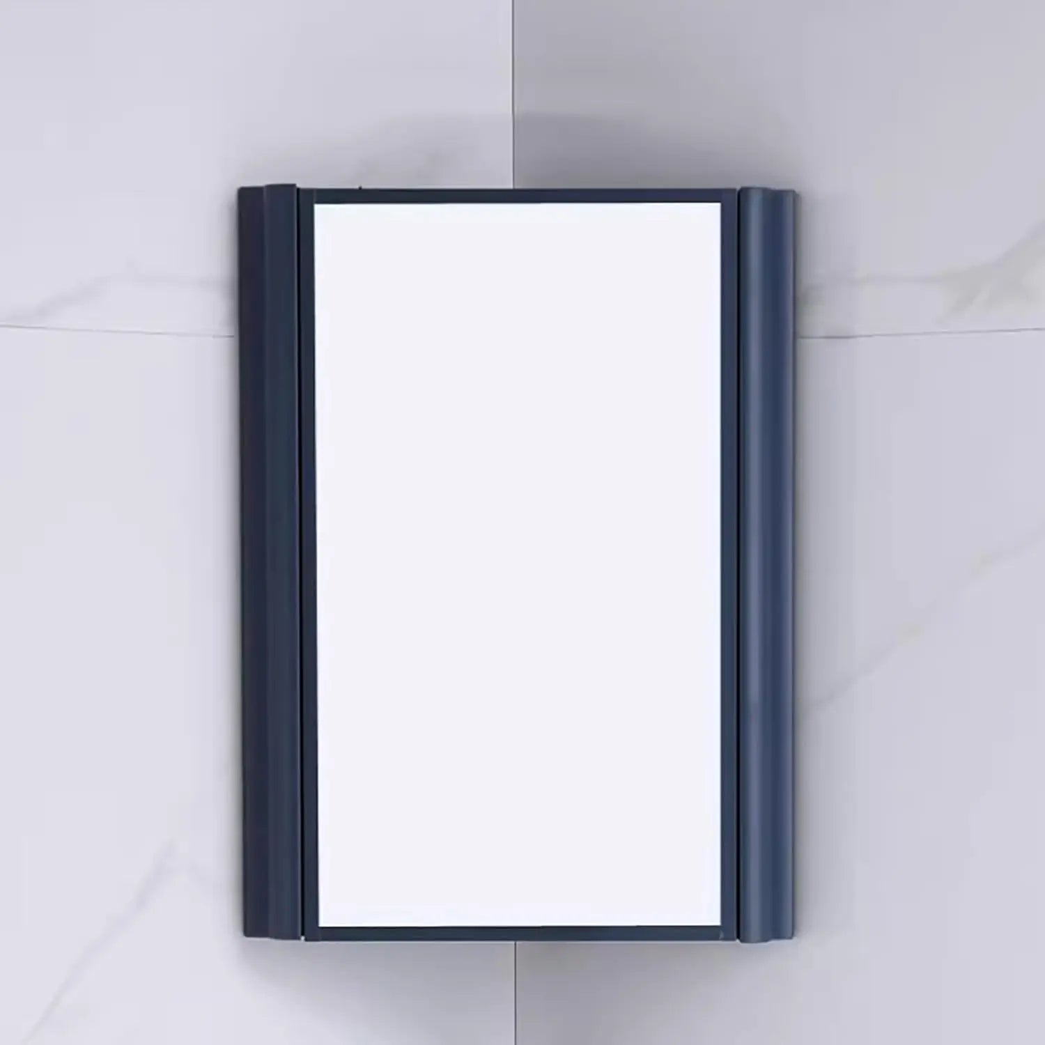 Triangular Bathroom Mirror Cabinet – Space-Saving Wall Mounted Storage, Waterproof Design