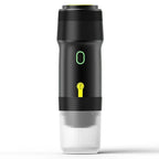 Portable Rechargeable Coffee Machine, 3-in-1 Capsule & Ground Coffee, USB Black