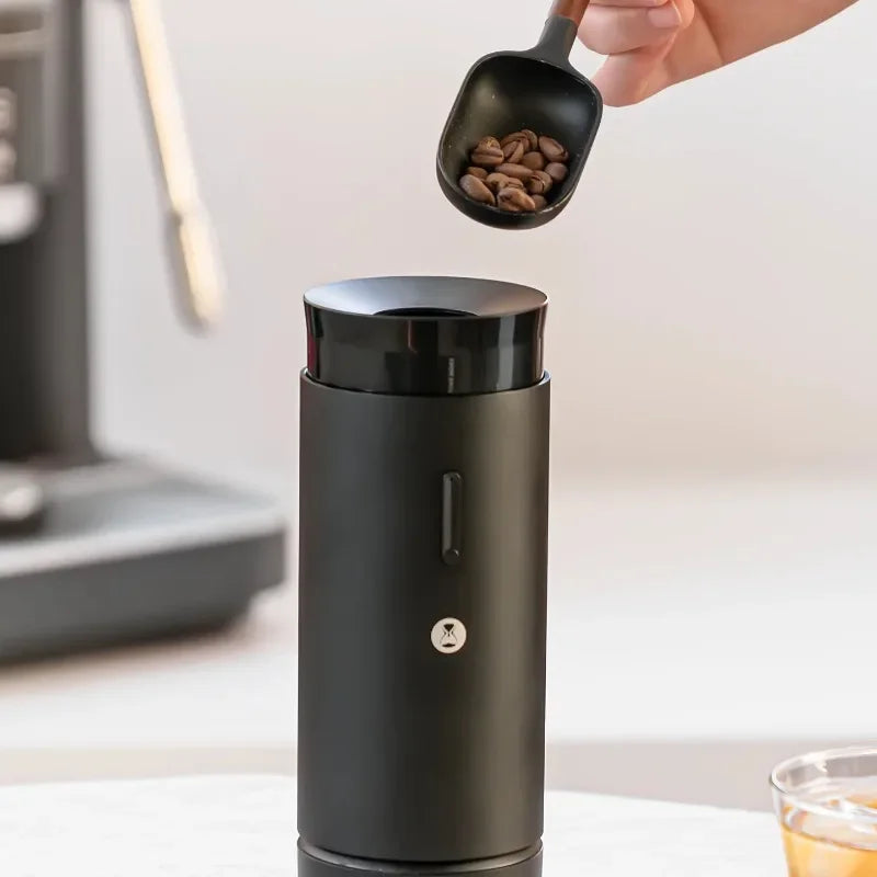 Automatic Hand-Brew Coffee Bean Grinder, Compact Home Use Electric Grinder