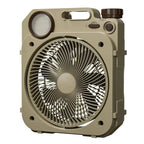 Rechargeable Outdoor Fan with Power Bank and LED Light