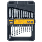 12-Piece Flex Head Ratcheting Wrench Set with 72 Teeth