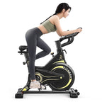 Indoor Fitness Bike with Electronic Display & Flywheel - Fashion Model