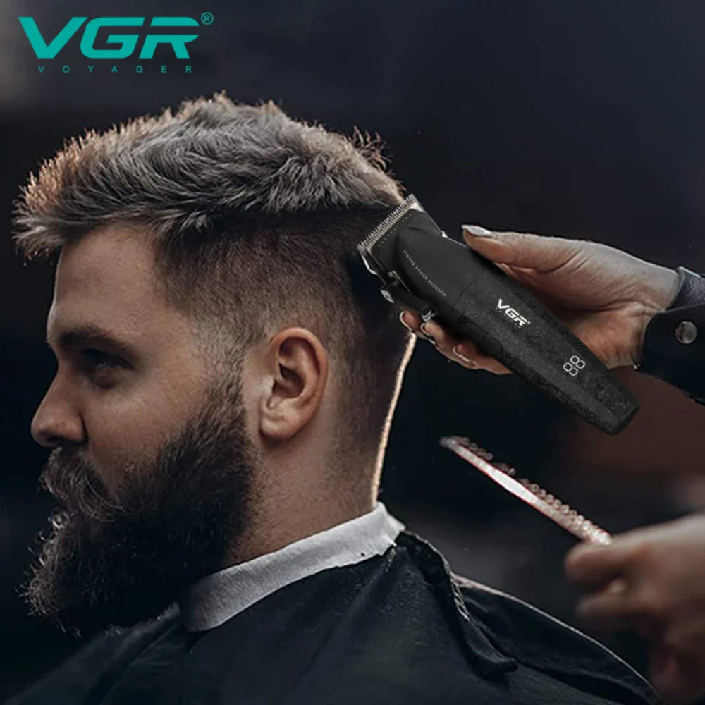 Rechargeable Hair Clipper Kit with Multiple Guide Combs