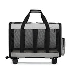 Travel Pet Trolley Bag for Small Animals – Foldable & Breathable