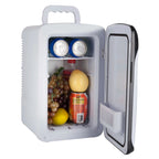 10L White Portable Fridge – Bedroom, Office, Car Cooling