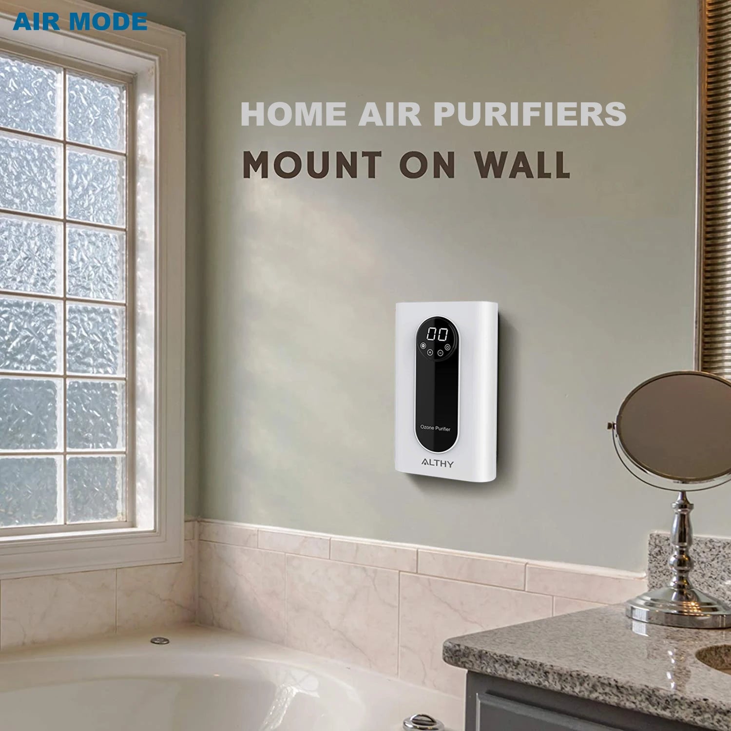 Ozone Generator Machine with Negative Ion Purifier & Adjustable Timer for Home & Office