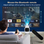 1080P Outdoor Projector with Auto Correction and RGB Light
