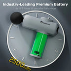 Cordless Percussion Massager with 8 Heads and Travel Bag