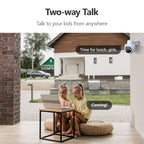 2-Pack 5MP Outdoor Wi-Fi Security Cameras, AI Tracking, Pan & Tilt, Full-Color Night Vision
