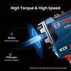 Compact Cordless Screwdriver Drill for Home DIY, 32mm Wood Capacity  GSR 12V-35 HX SOLO