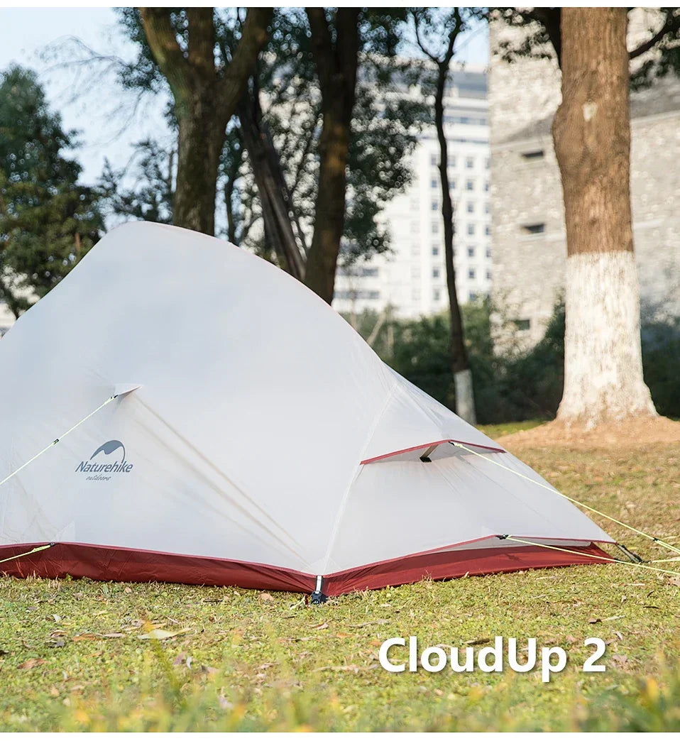 2 Person Ultralight Camping Tent with Skirt Amber