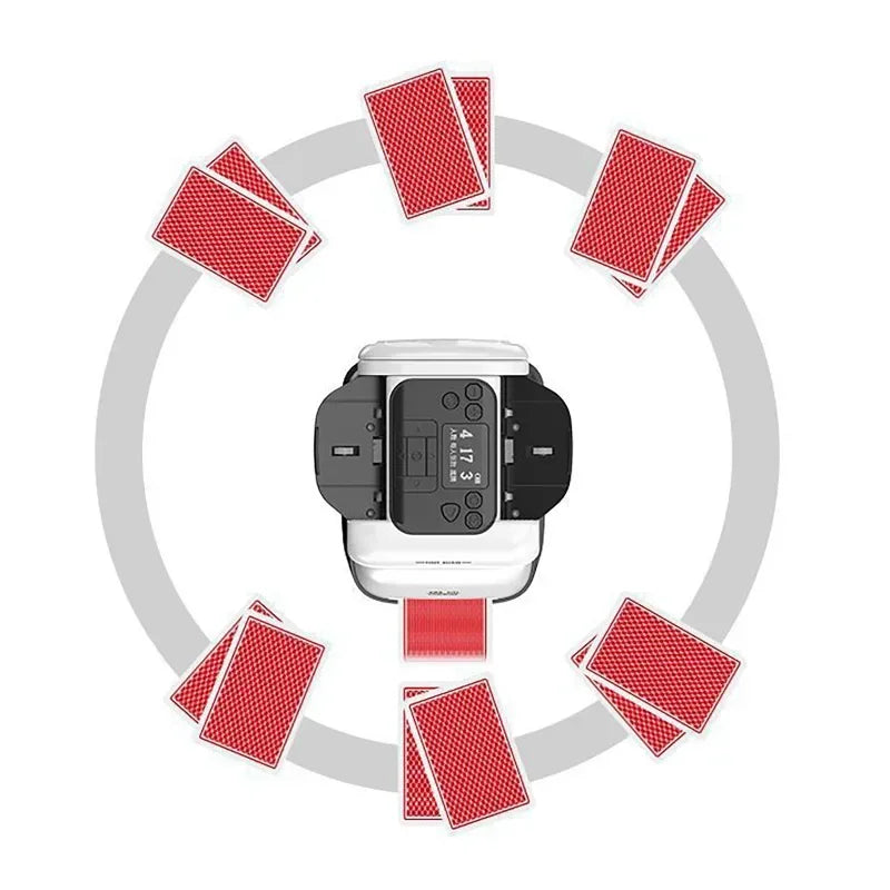 Automatic Playing Card Shuffler and Dealer for Home Games