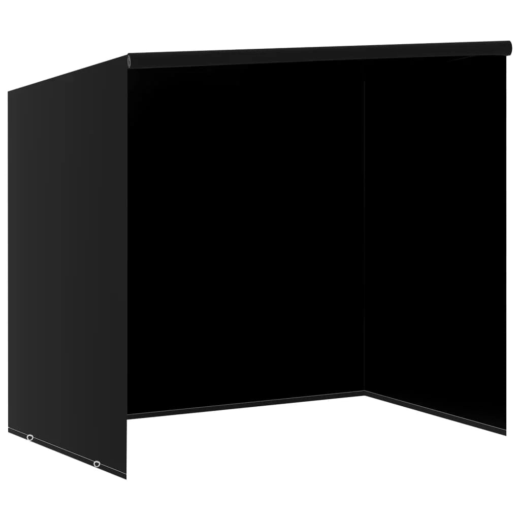 2x PE Outdoor Swing Covers – Weather-Resistant with Roll-Up Front & Fastening Rope