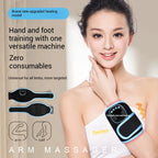 Black Portable EMS Massager – Heated Therapy for Hands & Joints