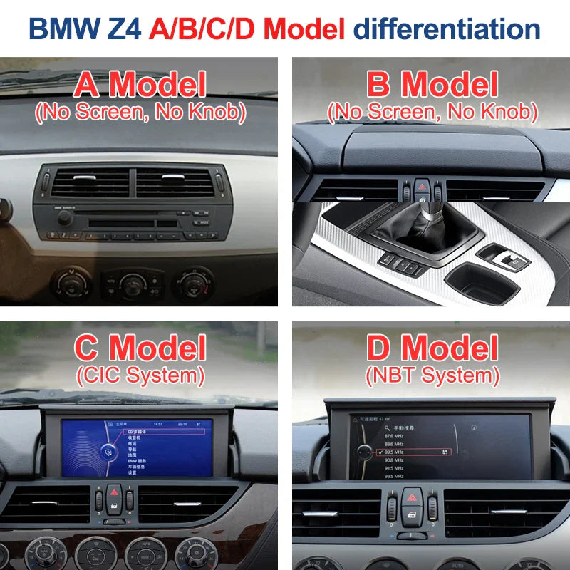 10.25" Android CarPlay Screen for BMW Z4