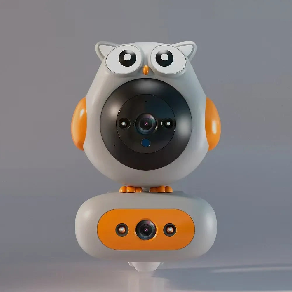 Wireless 360° Indoor Camera with 32GB, Dual Lens & Audio