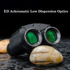 ED Glass 10x25 Folding Binoculars for Outdoor Use ED10X25