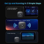 Wired CarPlay Android Media Box with Remote Control