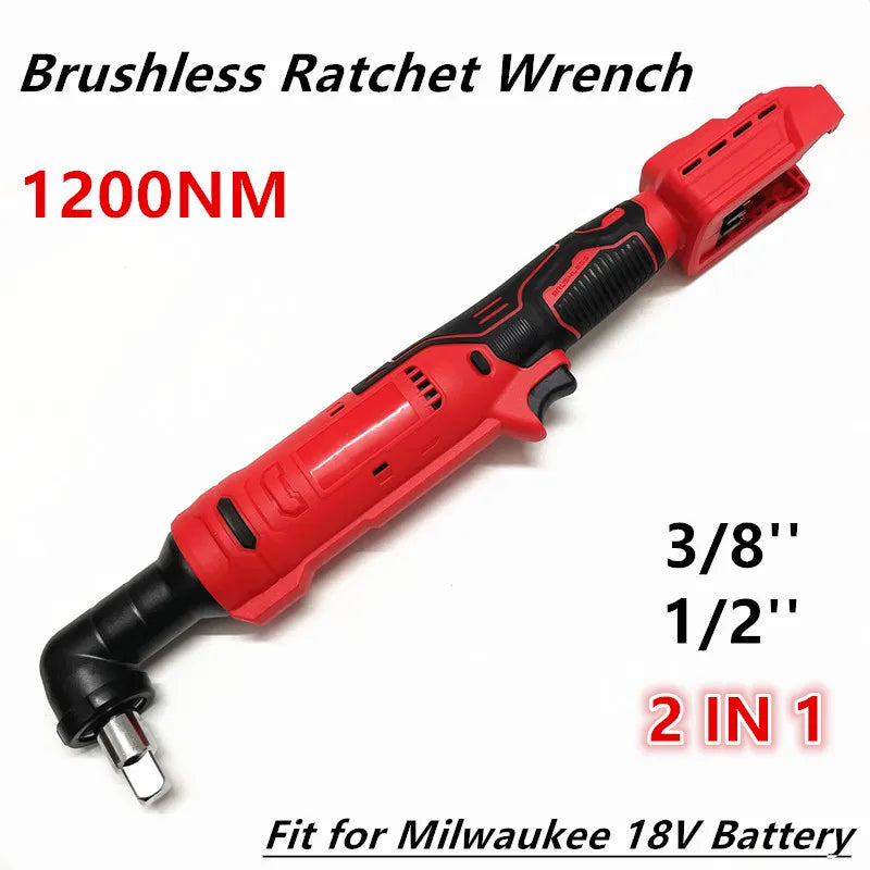 2-in-1 Driver 1200Nm Brushless Electric Ratchet Wrench
