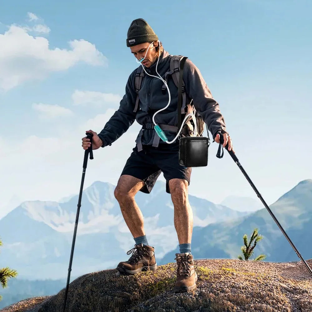 5L Portable Rechargeable Oxygen Concentrator with Travel Bag Dual Mode, Quiet, Long Battery Life