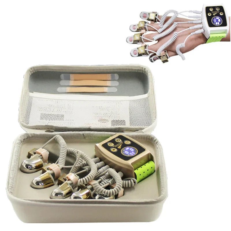 RF EMS Beauty Massager with Thermal & Vibration Therapy, 5-Finger