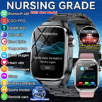 2.04" AMOLED Smartwatch with Body Fat & ECG Tracker