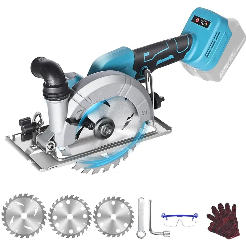 1800W Cordless Circular Saw with Adjustable Cutting Depth