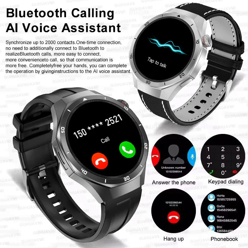 GPS Smartwatch with 1.46" AMOLED Display, 4GB Storage & NFC