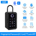 Outdoor Smart Key Safe with Fingerprint & Wi-Fi Access