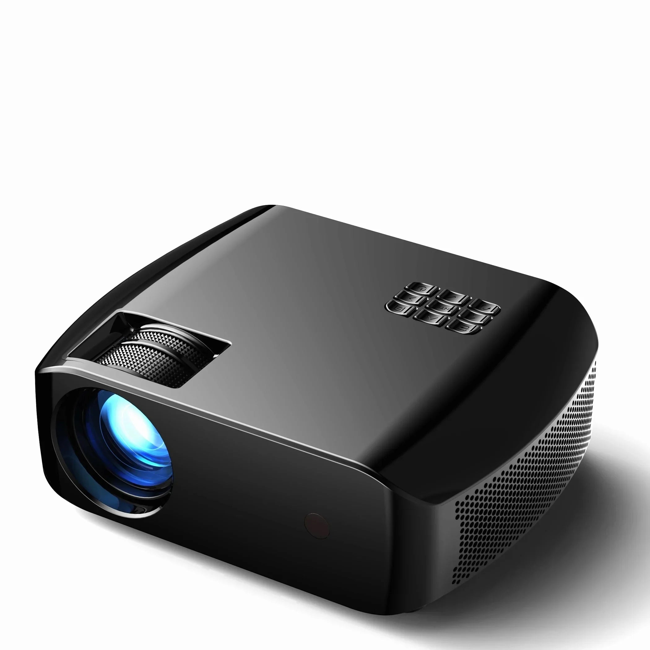 4K-Compatible Mini Home Cinema Projector with Screen Mirroring