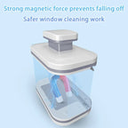 Double-Sided Magnetic Window Cleaner with Safety Rope