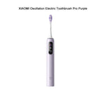 Smart Sonic Toothbrush with Display – 4 Cleaning Modes, 180-Day Battery, Travel Lock, Purple