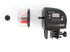 Electronic Aquarium Feeder with Adjustable Portion Control and Large Capacity Black