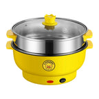 30cm Mini Multifunctional Electric Cooker for Dorm or Home – Fry, Boil, Steam