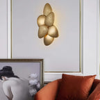 Gold Plated LED Wall Light Warm Glow for Home