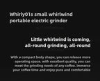 Automatic Hand-Brew Coffee Bean Grinder, Compact Home Use Electric Grinder